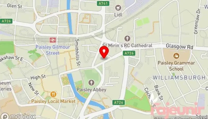 Abbey Chemist -  Map - Paisley