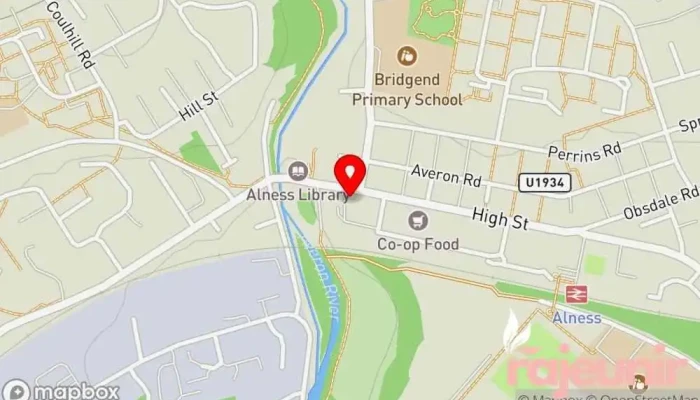 map of Alness Pharmacy and Travel Clinic Pharmacy in Alness