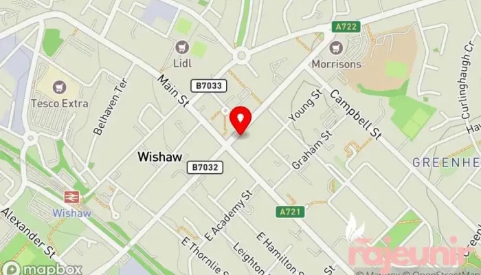 map of Amiry Gilbride Pharmacy Pharmacy, Cosmetics store, Medical supply store, Mental health service in Wishaw