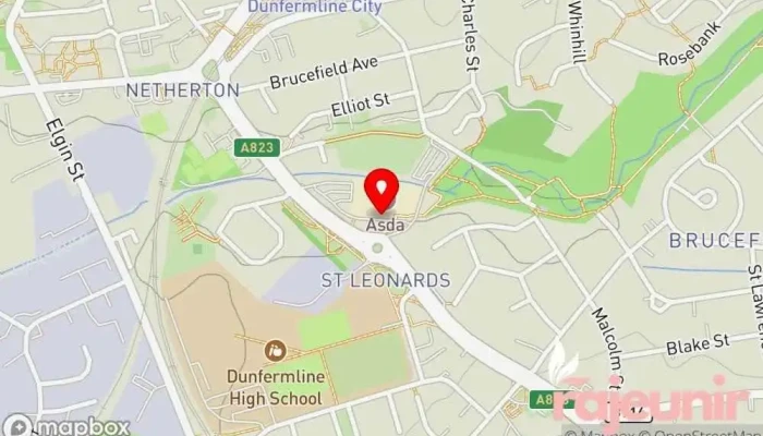 Asda St Leonards Superstore -  Map - Dunfermline