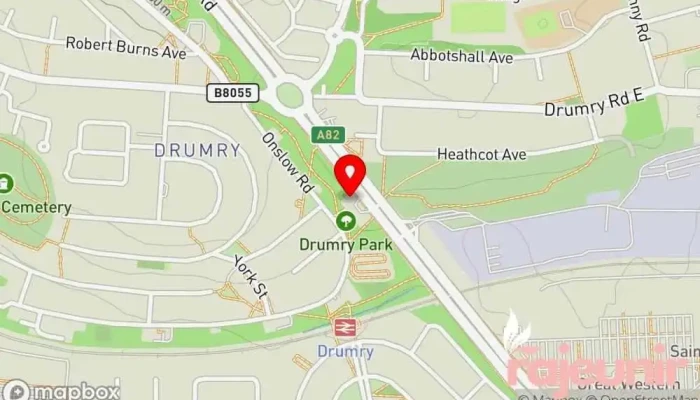 Asda West Highway Express Petrol -  Map - Clydebank