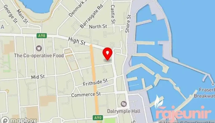 Bairds Pharmacy Map - Fraserburgh