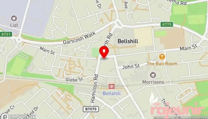 map of Bellshill Pharmacy Pharmacy in Bellshill