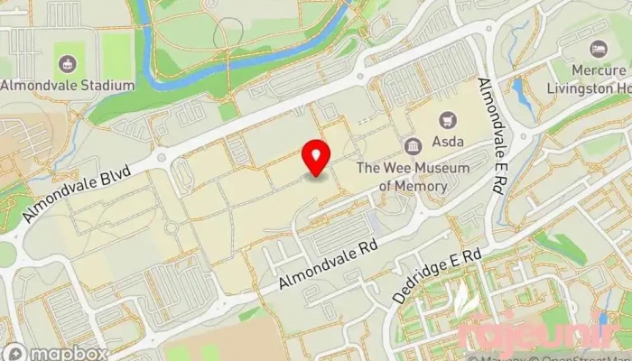 map of Bodycare Health and beauty shop, Cosmetics store in Livingston