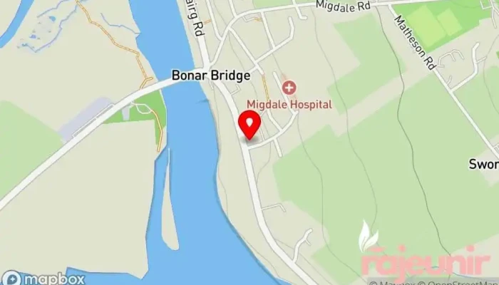 Bonar Bridge -  Map - Ardgay