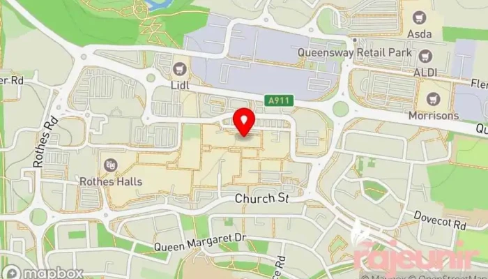map of Boots Beauty supply store, Baby store, Beauty salon, Cosmetics store, Gift shop, Health and beauty shop, Perfume store, Photo shop in Glenrothes