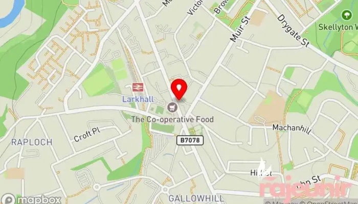 map of Boots Beauty supply store, Pharmacy in Larkhall