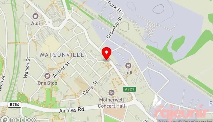 map of BOOTS Pharmacy in Motherwell