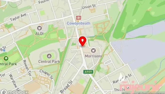 Boots -  Map - Cowdenbeath
