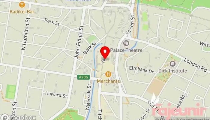 Boots Opticians -  Map - Kilmarnock