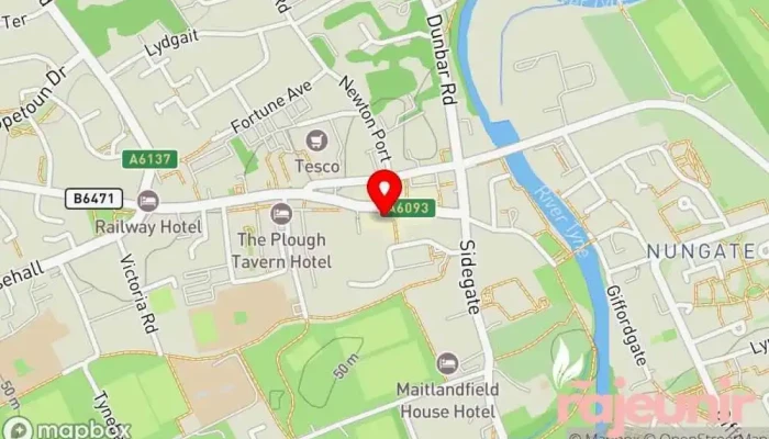 map of Boots Pharmacy Pharmacy, Drug store, Health consultant, Medical supply store, Vitamin & supplements store in Haddington