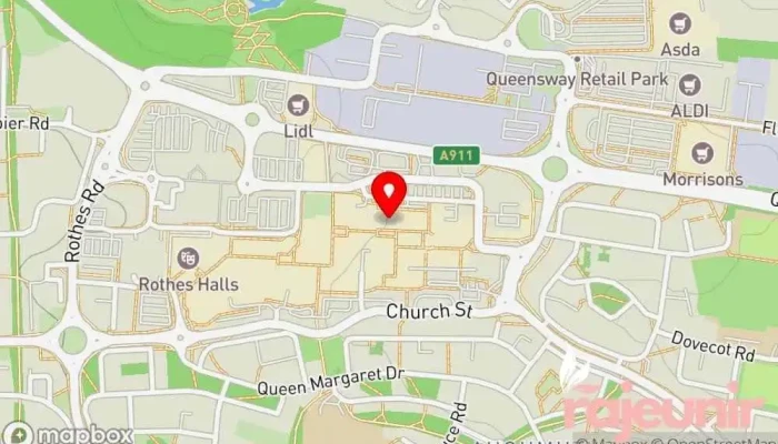 map of Boots Pharmacy Pharmacy, Drug store, Health consultant, Medical supply store, Vitamin & supplements store in Glenrothes