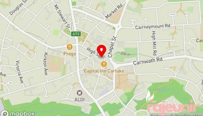 map of Boots Pharmacy Pharmacy, Drug store, Health consultant, Medical supply store, Vitamin & supplements store in Carluke