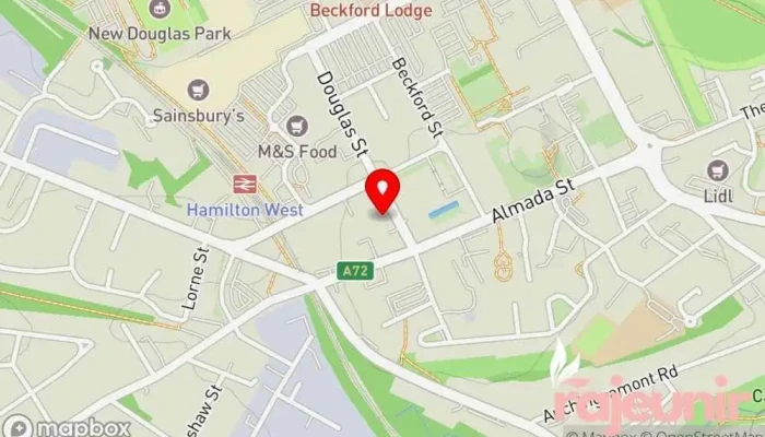 map of Boots Pharmacy Pharmacy, Drug store, Health consultant, Medical supply store, Vitamin & supplements store in Hamilton