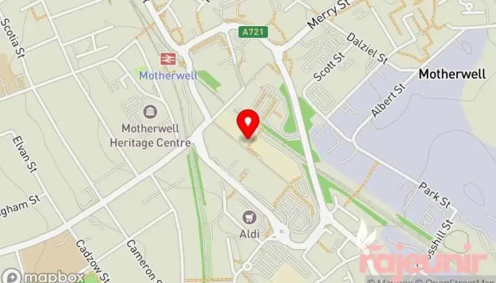 map of Boots Pharmacy Pharmacy, Drug store, Health consultant, Medical supply store, Vitamin & supplements store in Motherwell