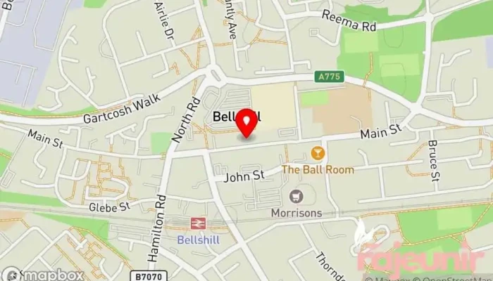 map of Boots Pharmacy Pharmacy, Drug store, Health consultant, Medical supply store, Vitamin & supplements store in Bellshill