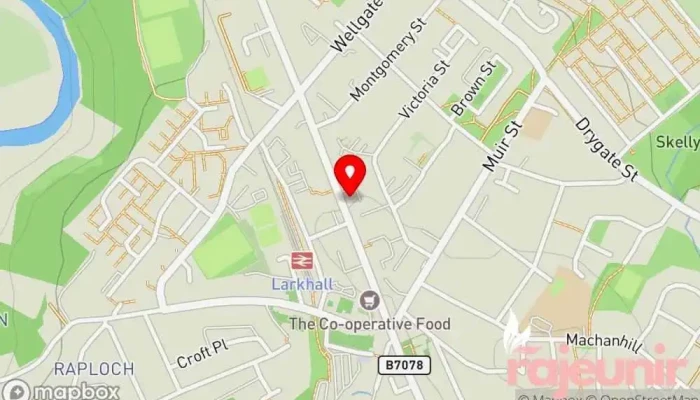 map of Boots Pharmacy Pharmacy, Drug store, Health consultant, Medical supply store, Vitamin & supplements store in Larkhall