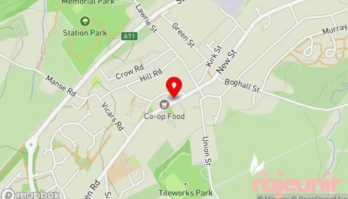 map of Boots Pharmacy Pharmacy, Drug store, Health consultant, Medical supply store, Vitamin & supplements store in Larkhall