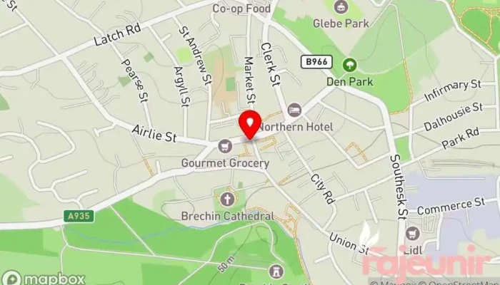 map of Boots Pharmacy Pharmacy, Drug store, Health consultant, Medical supply store, Vitamin & supplements store in Brechin