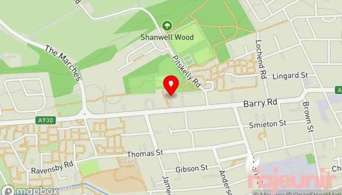 map of Boots Pharmacy Pharmacy, Drug store, Health consultant, Medical supply store, Vitamin & supplements store in Carnoustie