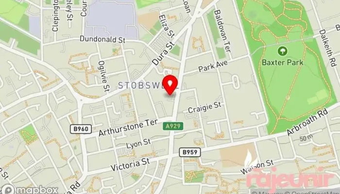 map of Boots Pharmacy Pharmacy, Drug store, Health consultant, Medical supply store, Vitamin & supplements store in Dundee