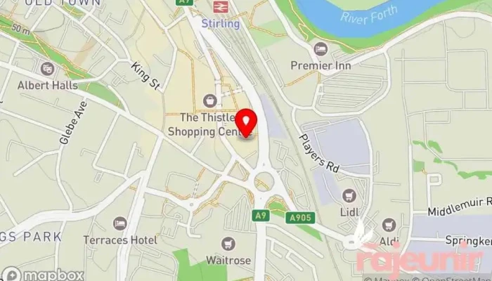 Boots Pharmacy -  Map - Stirling