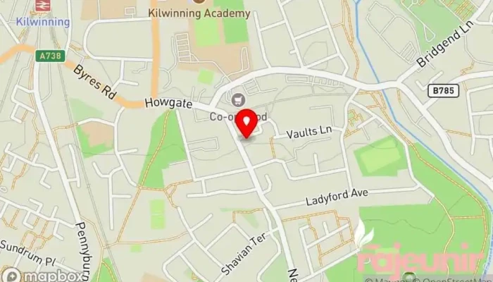 Boots Pharmacy -  Map - Kilwinning