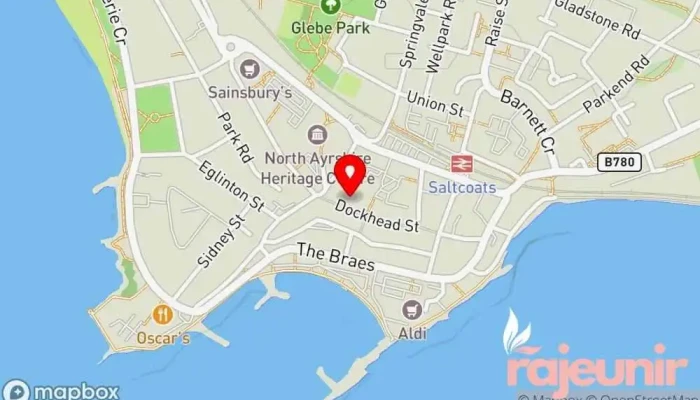 Boots Pharmacy -  Map - Saltcoats