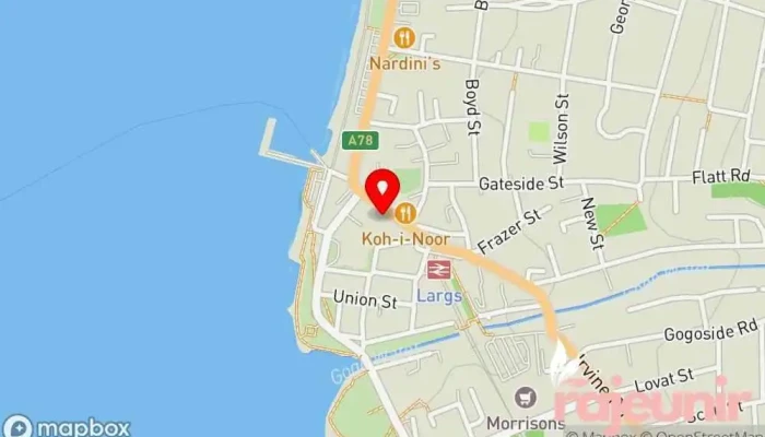 Boots Pharmacy -  Map - Largs