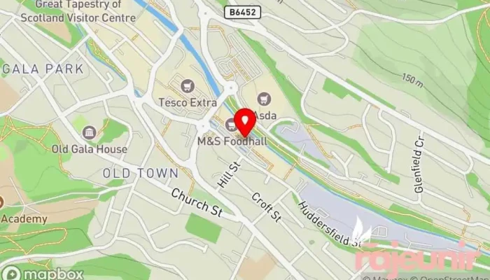 Boots Pharmacy -  Map - Galashiels
