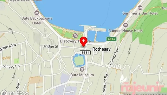 map of Bute Pharmacy Pharmacy in Isle of Bute
