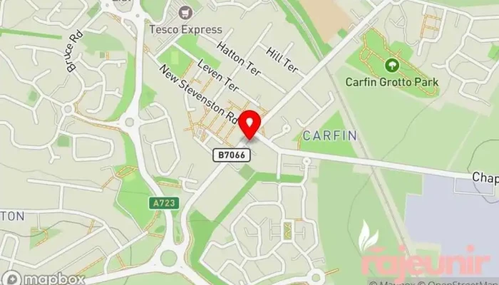map of Carfin Pharmacy Pharmacy in Motherwell