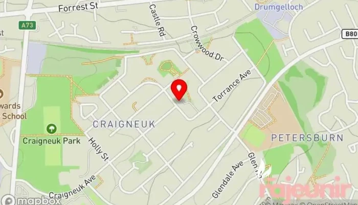 map of Craigneuk & Petersburn Pharmacy Pharmacy in Airdrie