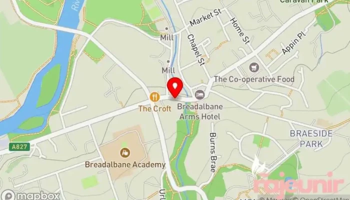 map of Davidsons Chemists - Aberfeldy Pharmacy in Aberfeldy