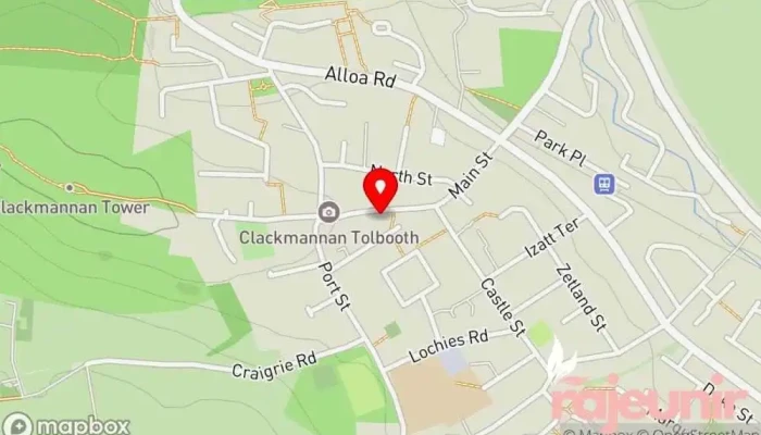 Davidsons Chemists -    Clackmannan Map - Clackmannan