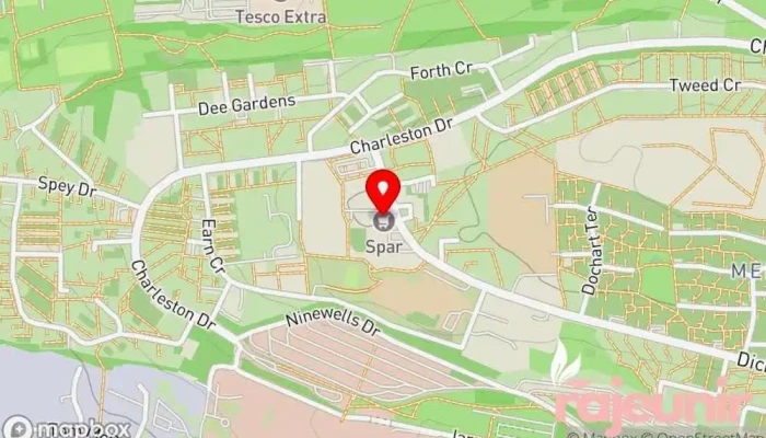 map of Davidsons Chemists - Dundee Menzieshill Pharmacy, Medical supply store, Mental health service in Dundee
