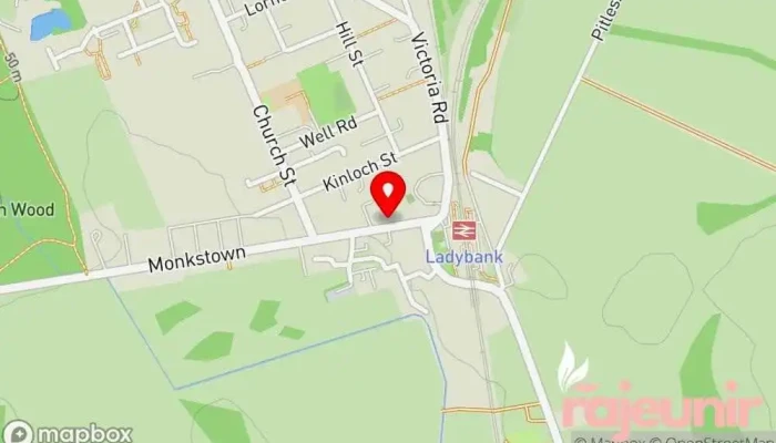 map of Davidsons Chemists - Ladybank Pharmacy in Cupar