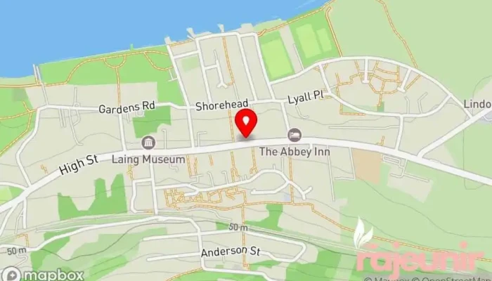 map of Davidsons Chemists - Newburgh Pharmacy in Cupar