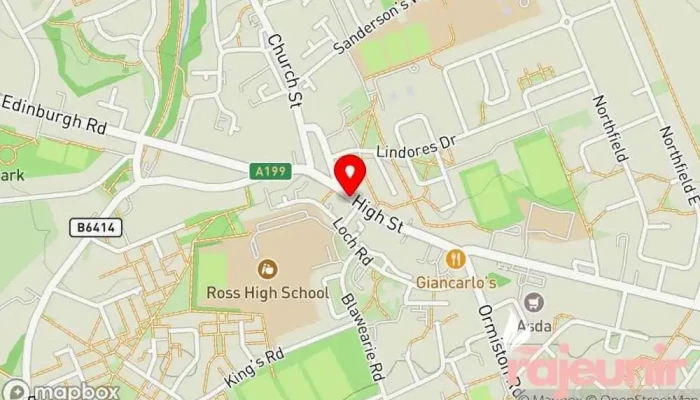 map of Dears Pharmacy Pharmacy in Tranent