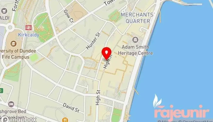 map of Dears Pharmacy Pharmacy in Kirkcaldy