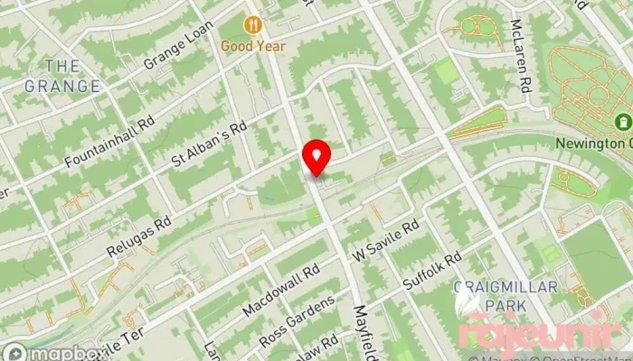 Dears Pharmacy Travel Clinic Map - Edinburgh