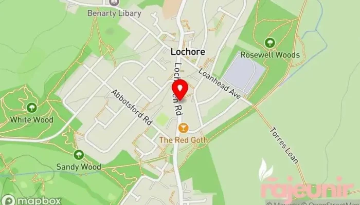 Dears Pharmacy Travel Clinic Map - Lochgelly