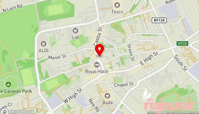 map of Dickies Pharmacy Pharmacy in Forfar