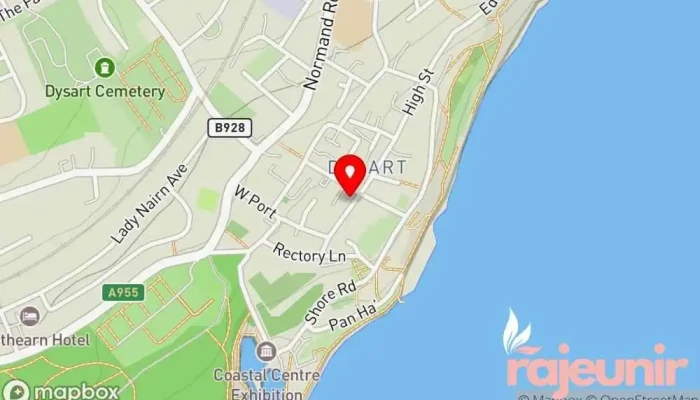 map of Dysart Pharmacy Pharmacy, Health consultant, Podiatrist in Kirkcaldy