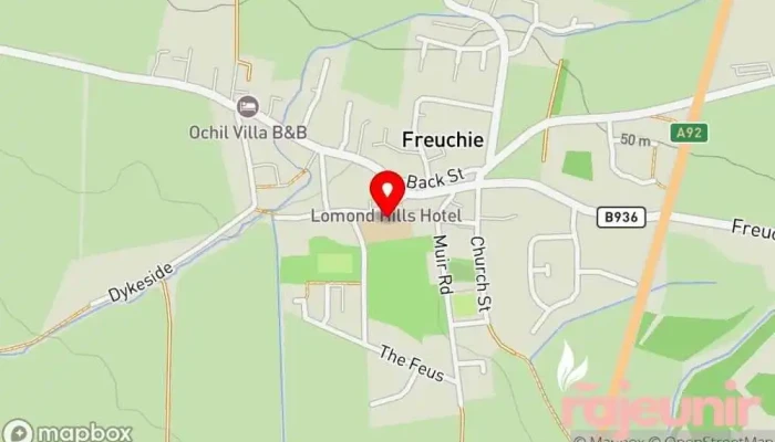 Freuchie Primary School -  Map - Cupar