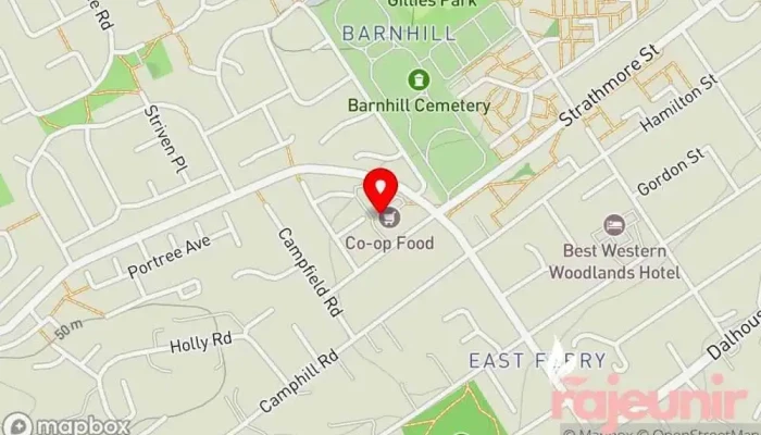 map of Gallagher Pharmacy Pharmacy in Dundee