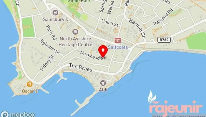 map of Gallagher Pharmacy Pharmacy in Saltcoats