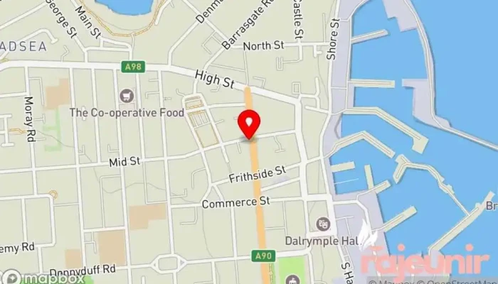 Gardens Pharmacy Map - Fraserburgh