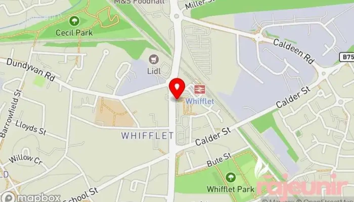 map of H McNulty Ltd (Pharmacy) Pharmacy in Coatbridge