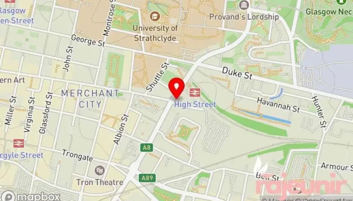 map of High Street Pharmacy Pharmacy in Glasgow